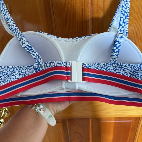 NWT Joules Ariel Swim Top(12) and Bottom(14) blue spot pattern - Picture 13 of 13
